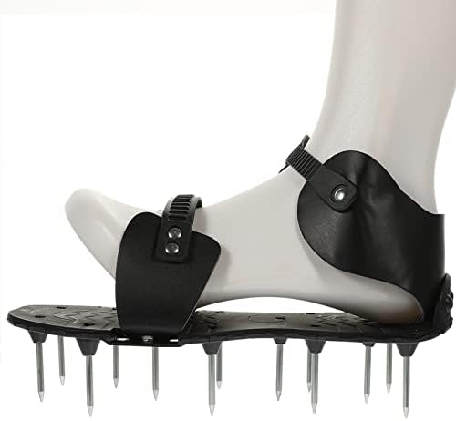 1 Paar Gartenrasen-Spikes Gartenrechen Terrassenbelüfter Schuhe Garten-Spike-Schuhe mit verstellbarem Riemen Belüftungsschuhe Bodenbelüfter Werkzeug Belüftungssandalen für die Gartenarbeit  |   Manuelle Rasenbelüfter Manuelle Rasenbelüfter Manuelle Rasenbelüfter