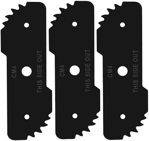 24381-2 Rasenkantenmesser kompatibel mit Black & Decker Le75, Le71, Le76 Rasenkantenfräse Craftsman Modell CMEED4 24381-, 243797-, 4-519 EH1 Typ 5 12 Amp Edge Hog Rasenkantenfräse (Packung mit 3)  |   Handkantenfräser Handkantenfräser Handkantenfräser