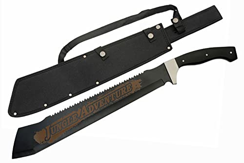 25″ Schwarze Holzgriff Schwerlast Sägeblatt Dschungel Machete mit Scheide  |   Gartenmacheten Gartenmacheten Gartenmacheten