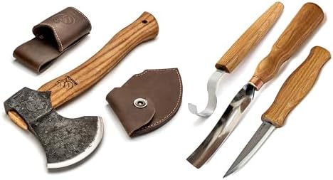 Ax3 Campingbeil Axt S14 Holzschnitzmesser Set Löffelschnitzwerkzeuge  |   Gartenäxte Gartenäxte Gartenäxte