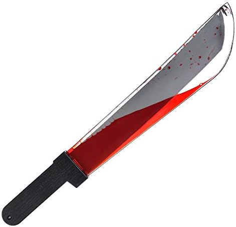 Blutige Machete (21 Zoll) – Realistisches Plastik-Requisit mit tropfendem Bluteffekt – Perfekt für Halloween & gruselige Streiche  |   Gartenmacheten Gartenmacheten Gartenmacheten