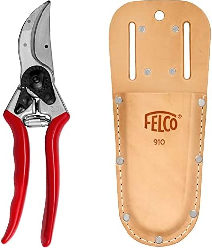 Felco F-2 Klassische Handhandschneider mit Felco F-91 Lederholster für Gartenschneider  |   Gartenwerkzeuge & Scheren Gartenwerkzeuge & Scheren Gartenwerkzeuge & Scheren