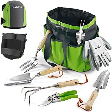 Gartenwerkzeuge 7-teiliges Set + Gartenkniepolster  |   Gartengerätesets Gartengerätesets Gartengerätesets