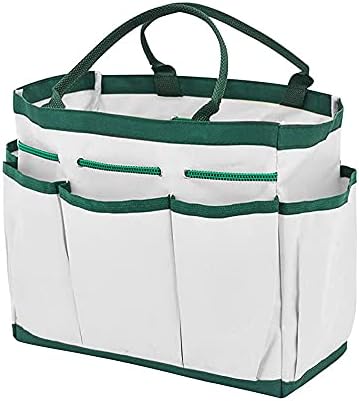 Gartenwerkzeugtasche & Gartenhandtasche, Gartenwerkzeug-Organizer mit 8 Aufbewahrungstaschen für Gartengeräte 42,9 cm x 13 cm x 2,5 cm (Werkzeuge nicht enthalten) (Wh4)  |   Gartengerätesets Gartengerätesets Gartengerätesets