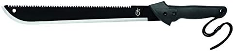 Gear Gator Machete – 25″ Multifunktionale Gartenmachete für Schneiden und Sägen – Inklusive Schutzhülle – Schwarz, Recycelbare Verpackung  |   Gartenmacheten Gartenmacheten Gartenmacheten