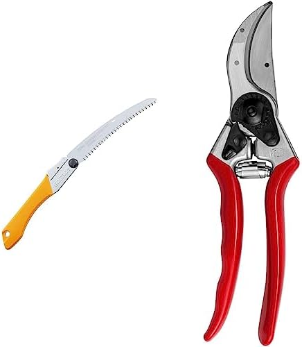 Gomboy Curve Professionelle Klappsäge 210 mm, Große Zähne (717-21) & Felco F-2 068780 Klassische Hand-Schneider, F 2  |   Garten Sägen Garten Sägen Garten Sägen