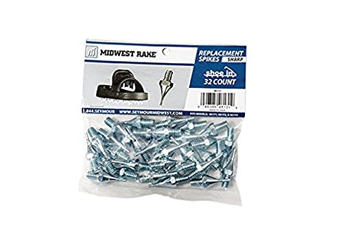 Midwest Rake Scharfe Spikes Schuhe für harzartige Beschichtungen, mit Ersatzspikes (verschiedene Größen: M – XL), 3/4″ scharf  |   Rechen Rechen Rechen