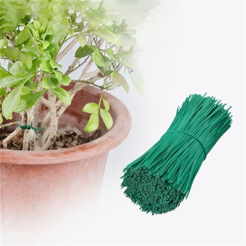 Pflanzen-Drehbänder – 20 cm Pflanzenbänder für Kletterpflanzen – Wiederverwendbare Gartenbänder, Drehbänder, Gartenschnur für Pflanzen, Ranken, Schnüre, Taschen – Packung mit 2, Grün  |   Gartenband und Twist-Bindungen Gartenband und Twist-Bindungen Gartenband und Twist-Bindungen