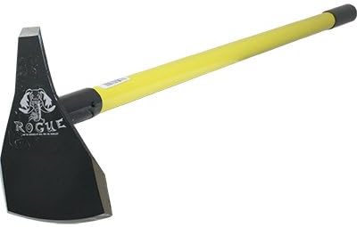 Rogue Hoe 5,5 Zoll Stahl-Dreiecksklinge Feuerlinie-Hacke mit 54 Zoll Eschenholzgriff  |   Gartenhacken Gartenhacken Gartenhacken